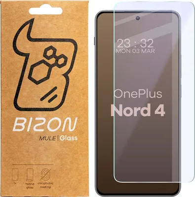 Produktbild von Flexibles Hybridglas für OnePlus Nord 4, Bizon Glass Mule