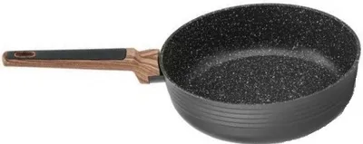Obrázok produktu pre Hlboká panvica Fissman-Diamond, 24x7,2 cm, hliník, čierna