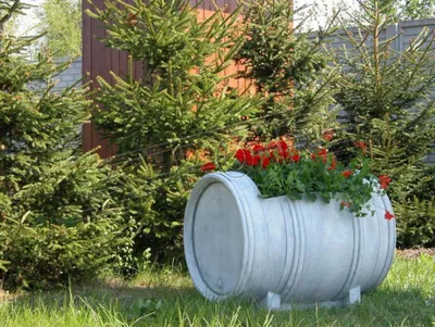 Produktbild von Design Blumentopf Top Planz Kübel Gefäß Töpfe Figur Gesicht Skulptur  S204021