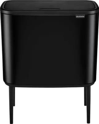Produktbild von Brabantia Mülleimer Bo Touch Bin schwarz matt, 11 + 23 L