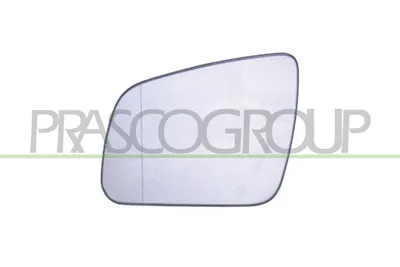 Produktbild von PRASCO Spiegelglas Außenspiegel Rechts passend für MERCEDES-BENZ C-Klasse Limousine (W204) Beheizbar Asphärisch ME0297513
