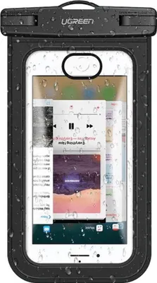 Produktbild von Ugreen Universelle wasserdichte Handyhlle, IPX8 - Schwarz