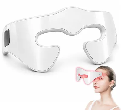 Produktbild von LED Augenmaske, elektrische Augenpflege-Maske mit 8 Lichtmodi, 9 EMS-Stufen, 3 Vibrationsstufen, 500 mAh Akku, 1,5 W