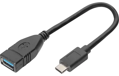 Immagine prodotto di Digitus Cavo adattatore USB Type-C, OTG, Type-C su A