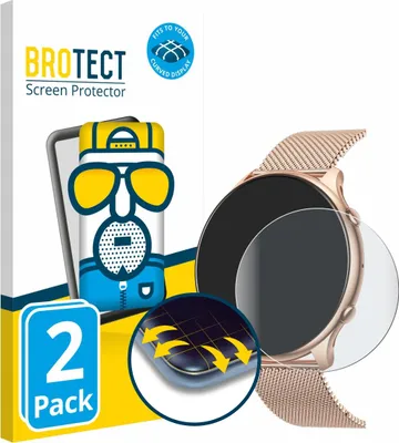 Produktbild von 2x BROTECT Fullscreen Schutzfolie für SLOKSFil I179 1.39" Displayschutz Folie Fullcover Matt Entspiegelungsfolie