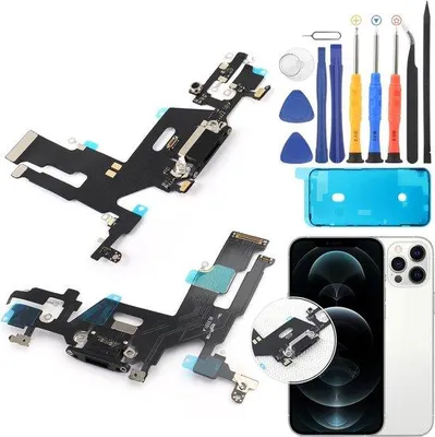 Obrázek produktu pro Flexibilní kabel s dokovacím konektorem pro iPhone 11, vysoce kvalitní nabíjecí kabel s USB portem pro iPhone 11.