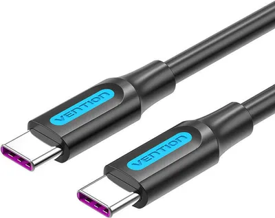 Zdjęcie produktu dla Vention COTBG, 1,5 m, USB C, USB C, USB 2.0, 0,48 Gbit/s, Czarny