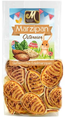 Immagine prodotto di Uova di Pasqua di marzapane fine Odenwald fiammate 200g