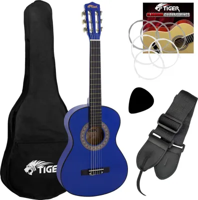 Immagine prodotto di TIGER CLG4-BL Chitarra classica 3/4, blu