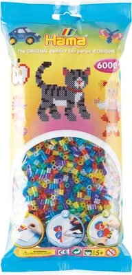 Obrázek produktu pro Hama Beads 205-54, Kreativní souprava pro děti, 5 rok/roky, PVC, Vícebarevný, 6000 kusů