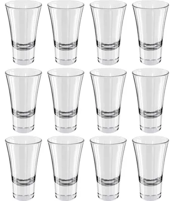 Borrelgläser 5,7 cl, klar, 12 Stück, Made in Italy
