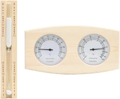 Productafbeelding van Sauna-hydratatieapparaat Holztimer - Saunaset - Ontspanning voor de sauna - 2-in-1 functie - 265 cm - Natuurhout