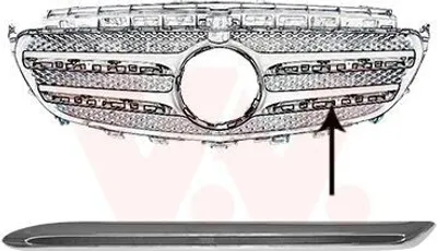 Produktbild von VAN WEZEL Kühlergrill-Zierleiste 2932417 Links passend für MERCEDES-BENZ E-Klasse Limousine (W213)