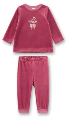 Produktbild von Sanetta Mädchen-Schlafanzug  rosa Rübenmännchen aus Nicki  80
