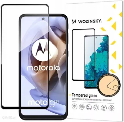 Obrázek produktu pro Wozinsky Full Glue Screen Protector pro Motorola Moto G51, s černým rámem