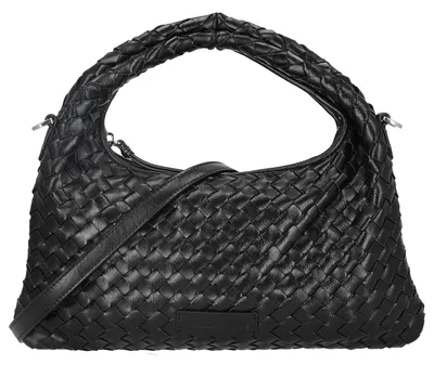 Produktbild von Les Visionnaires Sadie Weave Glossy - Henkeltasche (black)