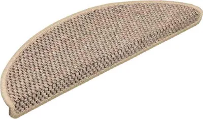 Immagine prodotto di Tappeti Adesivi Scale Aspetto Sisal 30 pz 56x17x3cm Beige Scuro