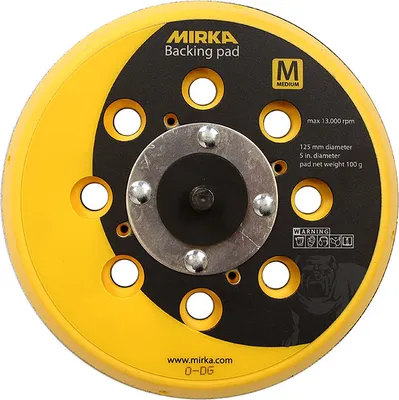 Produktbild von Mirka Schleifteller Abranet 125Mm 5/16" Grip 28L M