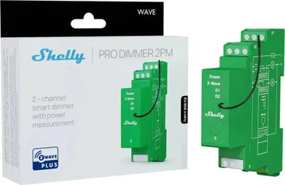 Obrázok produktu pre Stmievač Shelly Wave Pro 2PM