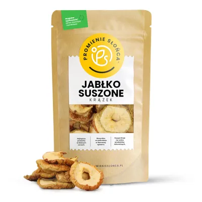 Zdjęcie produktu dla Jabłko Suszone ze Skórką - Krążek 250 g