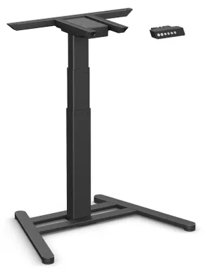 Imagen del producto de Escritorio de pie eléctrico, ajustable en altura de 59 a 125 cm, con una anchura de 75 cm
