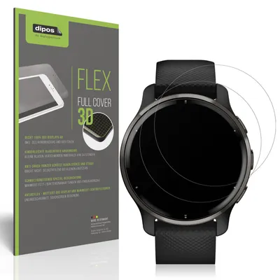 Image de 2x Full Cover mat Film pour Garmin Venu 2 Plus (43mm) Film de protection ecrán