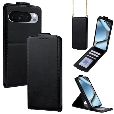 Immagine prodotto di Custodia a libro per Google Pixel 10 Pro XL con scomparto per carte, nera