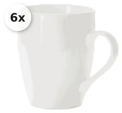 Produktbild von Becher 310ml 6er Set Gusto weiss