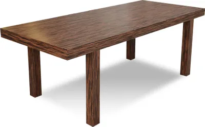 Image de Table à rallonge design en bois Table de salle à manger en bois Tables en bois massif SF25B