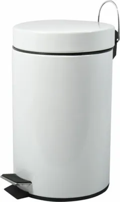 Produktbild von MSV Bad/Toiletten-Treteimer - weis - 12 Liter - 25 x 40 cm