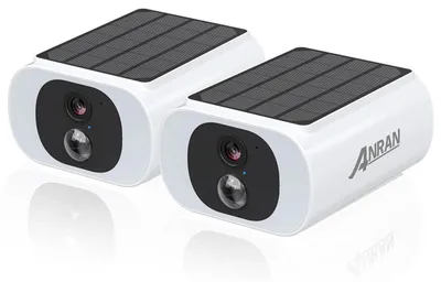 Produktbild von Outdoor WLAN Überwachungskamera C3 2er-Set - 3 MP - 2,4 GHz - Akku 5200 mAh - Farbnachtsicht - IP66 - Zwei-Wege-Audio - Weiß