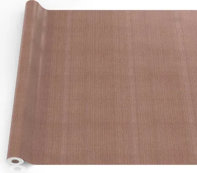 Produktbild von Tischdecke Uni aus Textil einfarbig Damast wasserabweisend Tischtuch Tischwäsche Aquarell Braun Breite 140cm Länge 2000cm mit Schnittkante