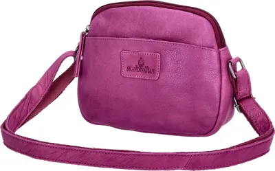 Produktbild von The Skandinavian Brand Damen Leder Umhängetasche Purple : lila-50 Farbsortierung: lila-50