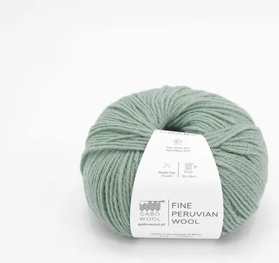 Zdjęcie produktu dla Włóczka Gabo Wool Fine Peruvian Wool 8268 / ciemna szałwia