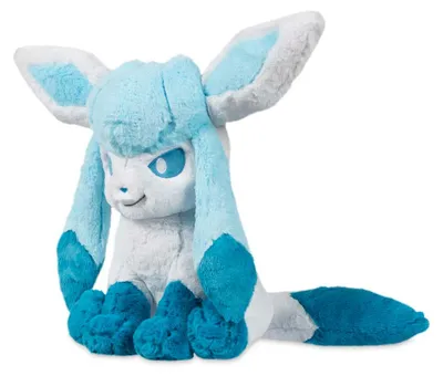 Produktbild von Pokémon Center Glaziola (Glaceon) Kuschelige Freunde Plüsch – 51 cm