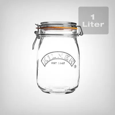 Produktbild von Kilner Weckglas mit Bügelverschluss rund, 1 Liter