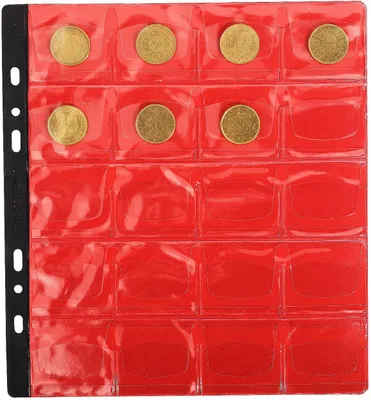 Produktbild von EXACOMPTA Münzhüllen 20 Fächer à 40 x 40 mm 215 x 237 mm