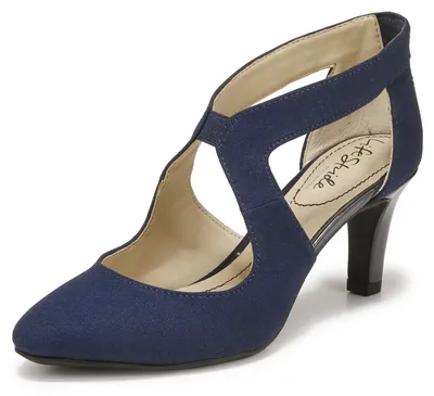 Productafbeelding van LifeStride dames pumps, model Giovanna 2, marineblauw, maat 41.5 EU, wijde pasvorm