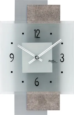 Produktbild von AMS Quarz-Wanduhr, Quarzwerk, 22x36x5cm, 9443