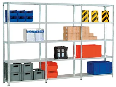 Produktbild von Fachbodenregal - Grundregal - 150 kg - 2.000 x 1.005 x 300 mm (HxBxT) - Schraubregal RUDI