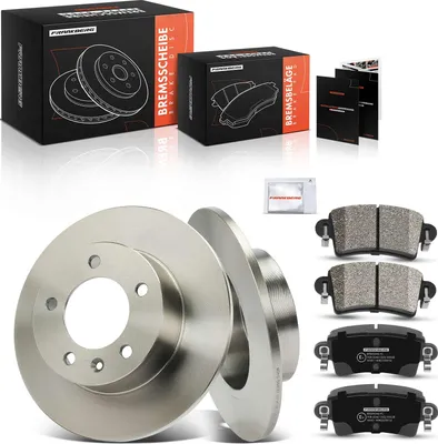 Produktbild von Frankberg 2x Bremsscheiben 4x Bremsbeläge Hinterachse für Nissan Interstar Opel Movano Combi Movano Renault Master II