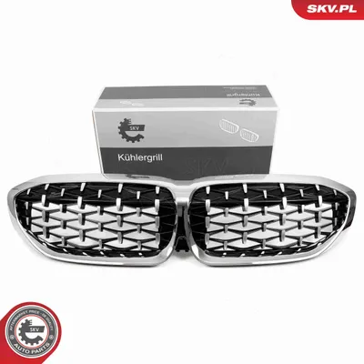 Obrázok produktu pre ESEN SKV 66SKV143 Mriežka chladiča Predná mriežka pre BMW 3 Touring (G21) Strieborná