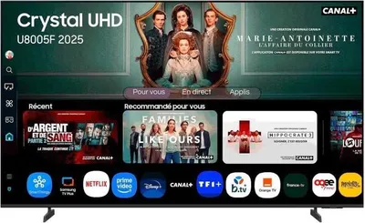 Image de TV LED Samsung 70U8005F, 70 pouces (178 cm), 4K UHD, HDR, Smart TV, Gaming Hub, WiFi