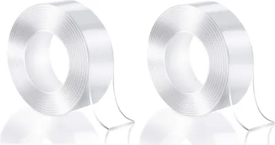 Produktbild von INF Wiederverwendbares doppelseitiges Nano-Klebeband 5 m 2er-Pack