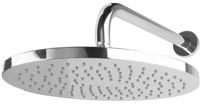 Produktbild von PaulGurkes Duschkopf Kopfbrause oval mit Wandarm Zulaufarm 20 x 30cm