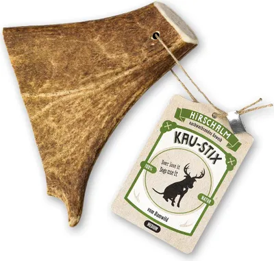 Produktbild von Hirschalm Kau-Stix Damhirsch M, Kauknochen für Hunde