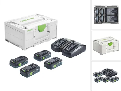 Produktbild von Festool Energie-Set SYS 18V 4x4,0/TCL 6 DUO