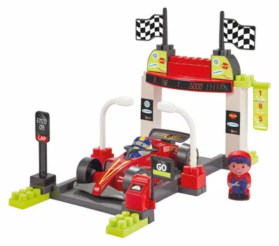Image de Ecoiffier Abrick Speelset Pit Stop Formule 1