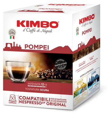 Immagine prodotto di Kimbo Pompei - Kapseln für Nespresso System 50 Stück