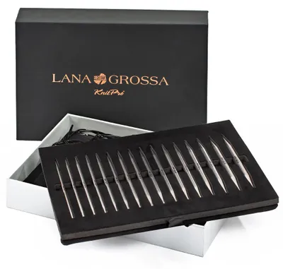Produktbild von Lana Grossa - Rundstricknadel-Set Edelstahl